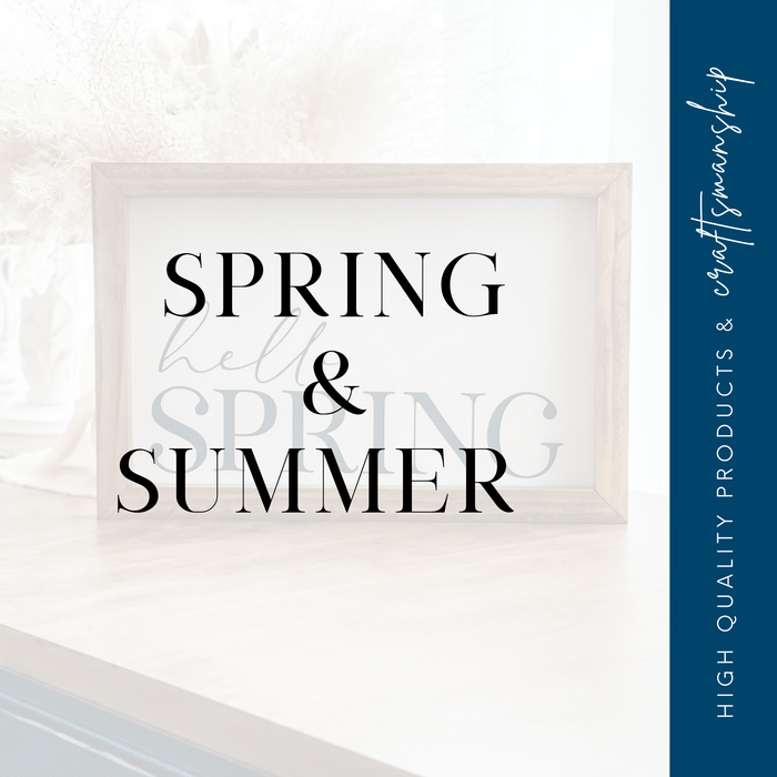 Hello spring sign, spring wall decor