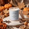 Fig Caramel Tart candle made with natural coconut soy wax, non toxic fragrance oils and a natural cotton wick.